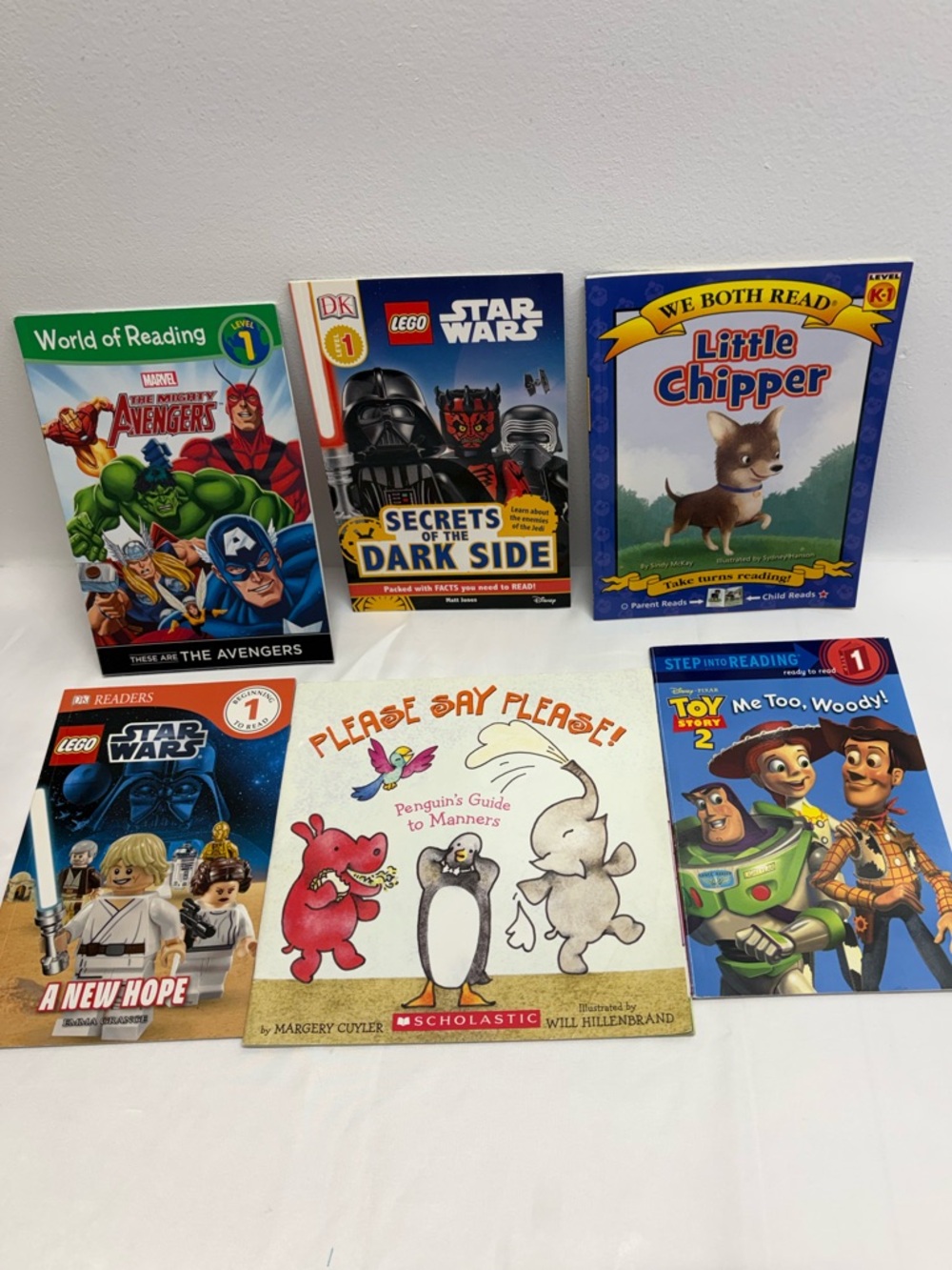 Scholastic kids Books set mix step into Reading level 1